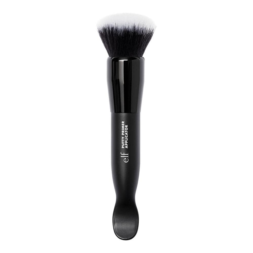 e.l.f. Putty Primer Brush & Applicator. Dual-Ended Makeup Tool For Applying e.l.f. Putty Products. Made With Synthetic Bristles. Vegan & Cruelty-Free