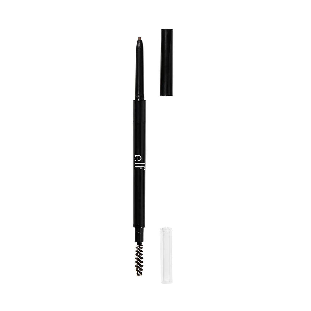 e.l.f. Ultra Precise Brow Pencil. Dual-Ended. Ultra Fine Tip Defines & Fills Eyebrows. Creamy Formula. Vegan & Cruelty-Free. Cool Brown