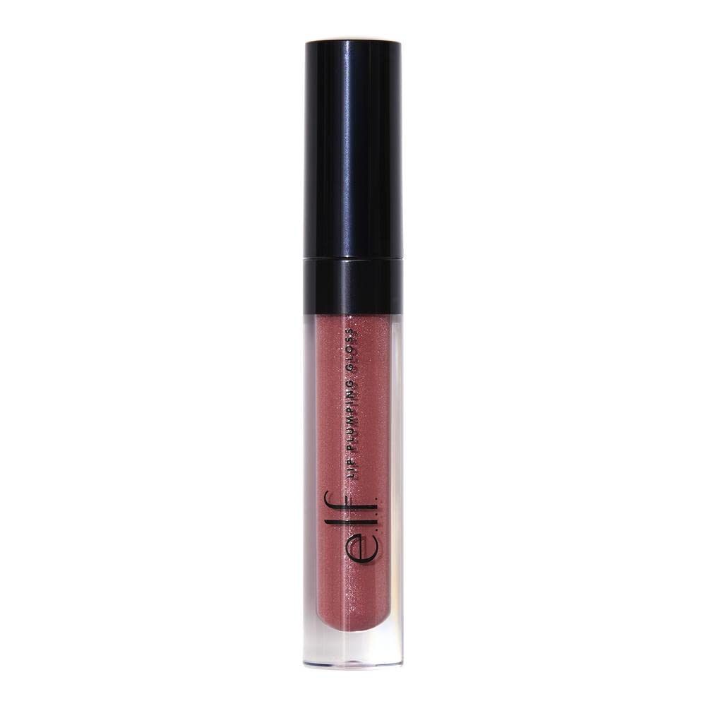e.l.f. Lip Plumping Gloss. Mauve Lady | High-Shine Sheer Color. Hydrates & Creates Fuller Lips With Vitamin E. Vegan & Cruelty-Free. Mauve Lady. 0.09 Fl Oz