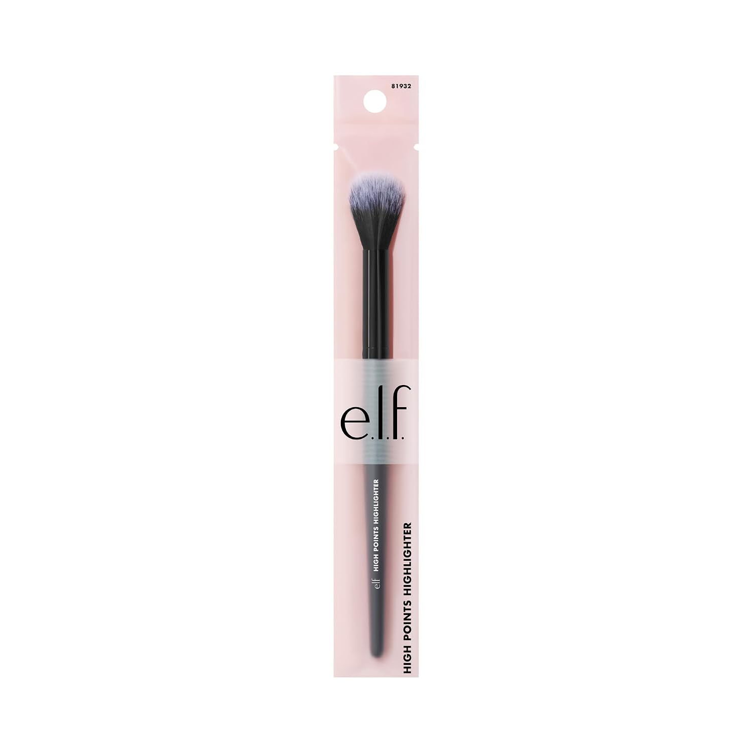 e.l.f. High Points Highlighter Brush. Soft & Tapered Face Makeup Brush For Illuminating & Creating Soft-Focus Glow. Vegan & Cruelty-Free