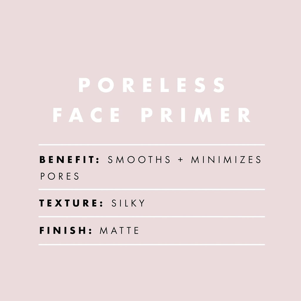 e.l.f. Poreless Face Primer. Skin-Smoothing Matte Makeup Base. Minimizes Pores & Fine Lines. Long-Lasting Foundation Primer with Tea Tree & Vitamins A & E. Vegan & Cruelty-Free