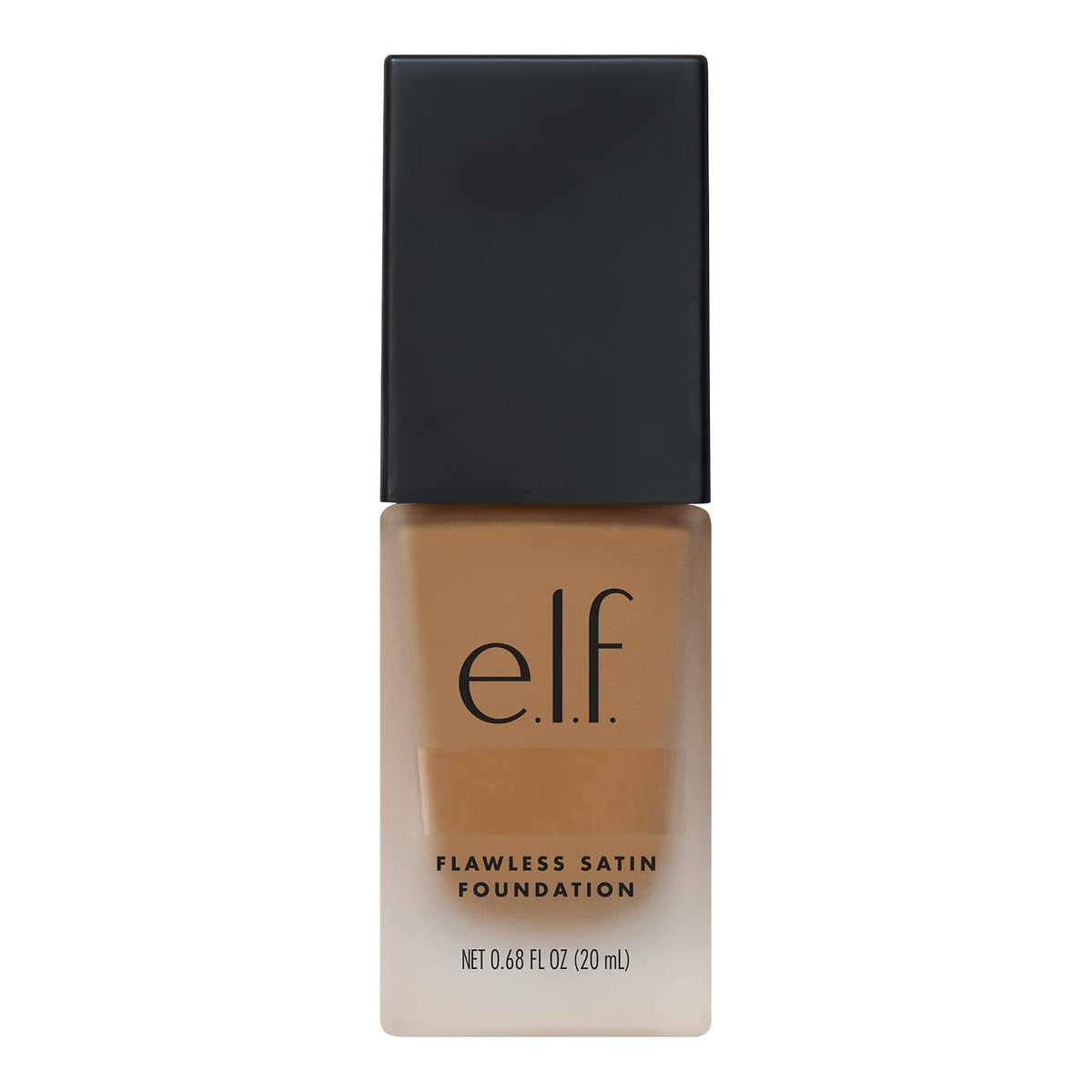 e.l.f. Flawless Satin Foundation. Lightweight & Medium Coverage. Semi-Matte Finish. Vegan & Cruelty-Free. Linen. 0.68 Fl Oz (20mL)