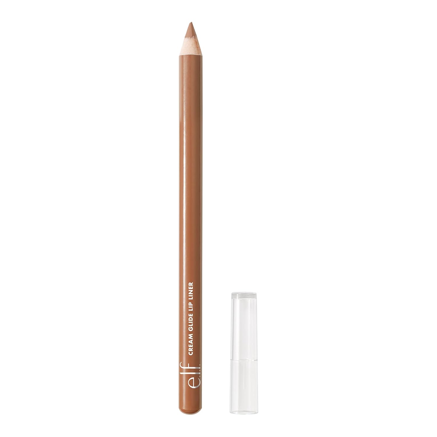 e.l.f. Cream Glide Lip Liner. Creamy High-Pigment. Spill the Tea | Semi-Matte Finish. Creamy Application. Smooth Glide Lip Pencil. Defines & Shapes. Vegan & Cruelty-Free