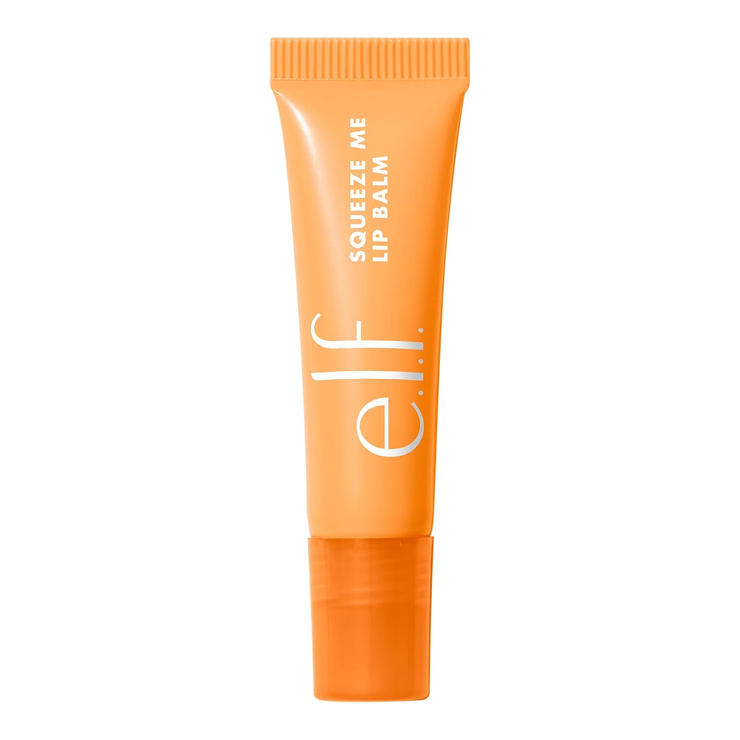 e.l.f. Squeeze Me Lip Balm. Peach | Moisturizing Lip Balm For A Sheer Tint Of Color. Infused With Hyaluronic Acid. Vegan & Cruelty-free