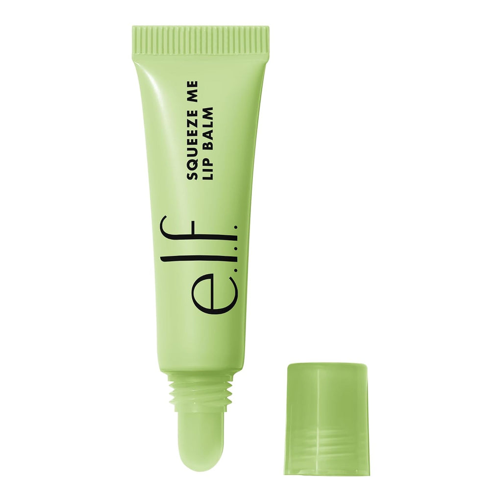 e.l.f. Squeeze Me Lip Balm. Honeydew | Moisturizing Lip Balm For A Sheer Tint Of Color. Infused With Hyaluronic Acid. Vegan & Cruelty-free
