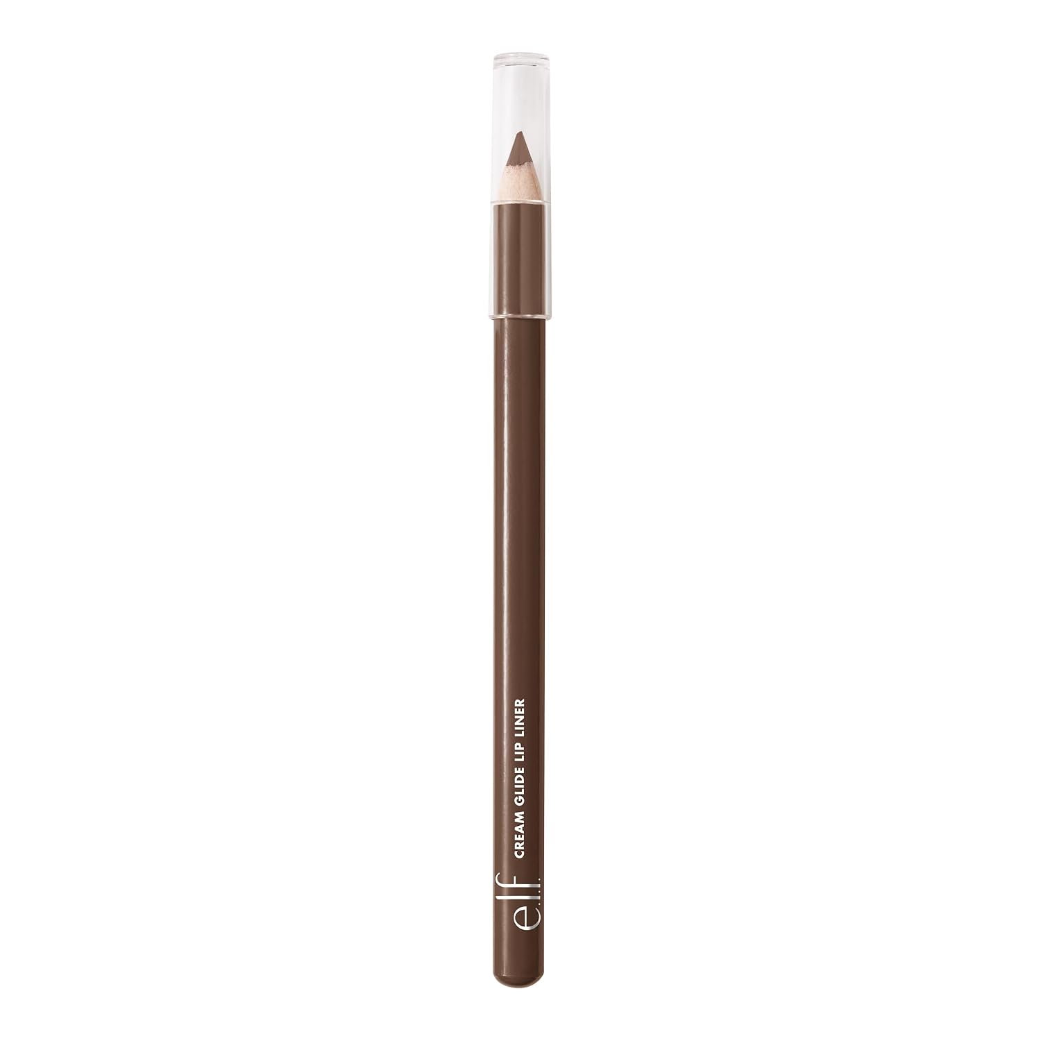 e.l.f. Cream Glide Lip Liner. Creamy High-Pigment. Dark Cocoa | Semi-Matte Finish. Creamy Application. Smooth Glide Lip Pencil. Defines & Shapes. Vegan & Cruelty-Free