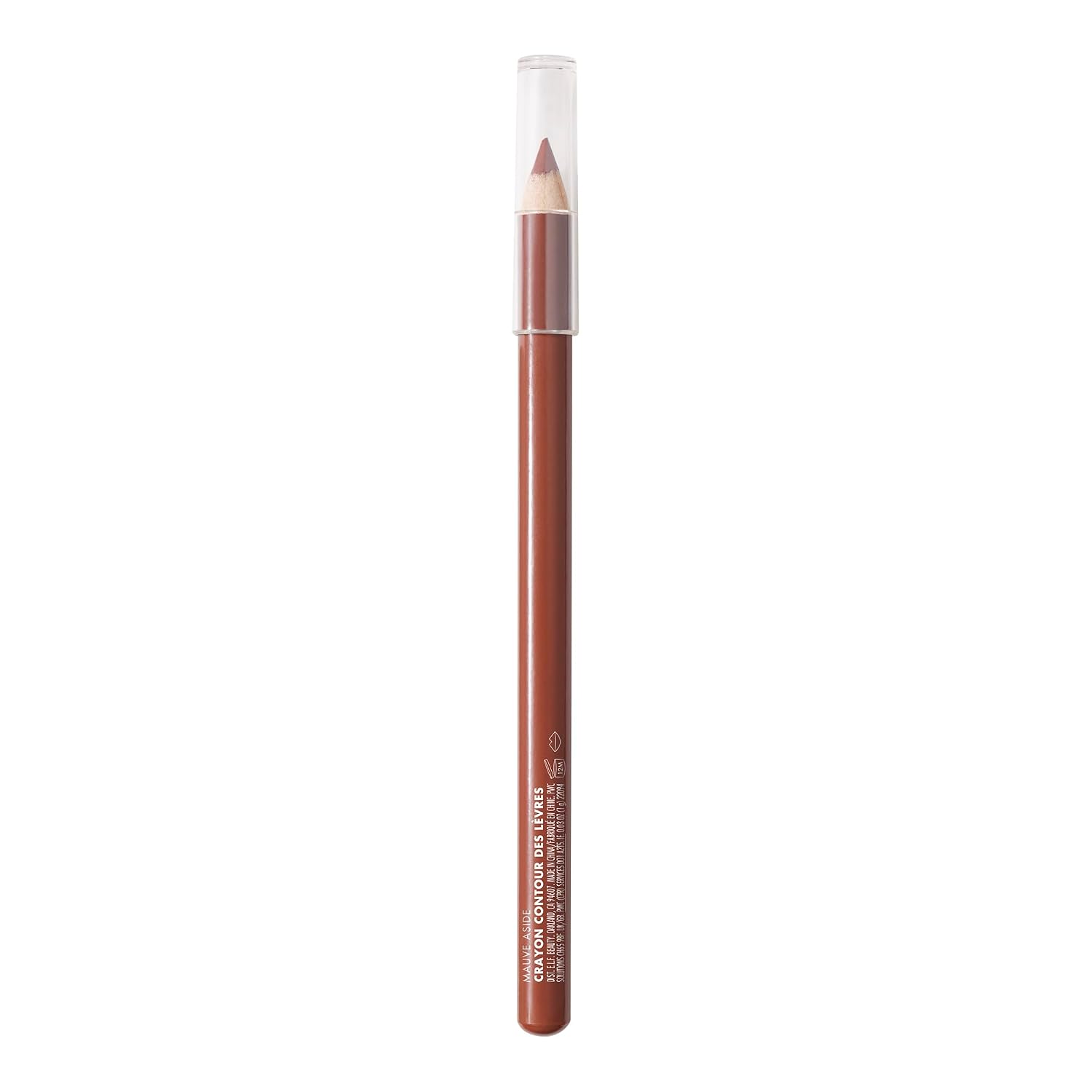 e.l.f. Cream Glide Lip Liner. Creamy High-Pigment. Mauve Aside | Semi-Matte Finish. Creamy Application. Smooth Glide Lip Pencil. Defines & Shapes. Vegan & Cruelty-Free