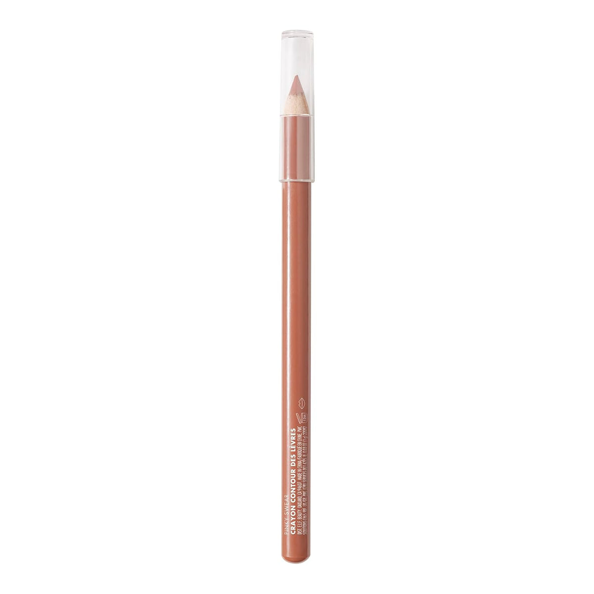 e.l.f. Cream Glide Lip Liner. Creamy High-Pigment. Pinky Swear | Semi-Matte Finish. Creamy Application. Smooth Glide Lip Pencil. Defines & Shapes. Vegan & Cruelty-Free