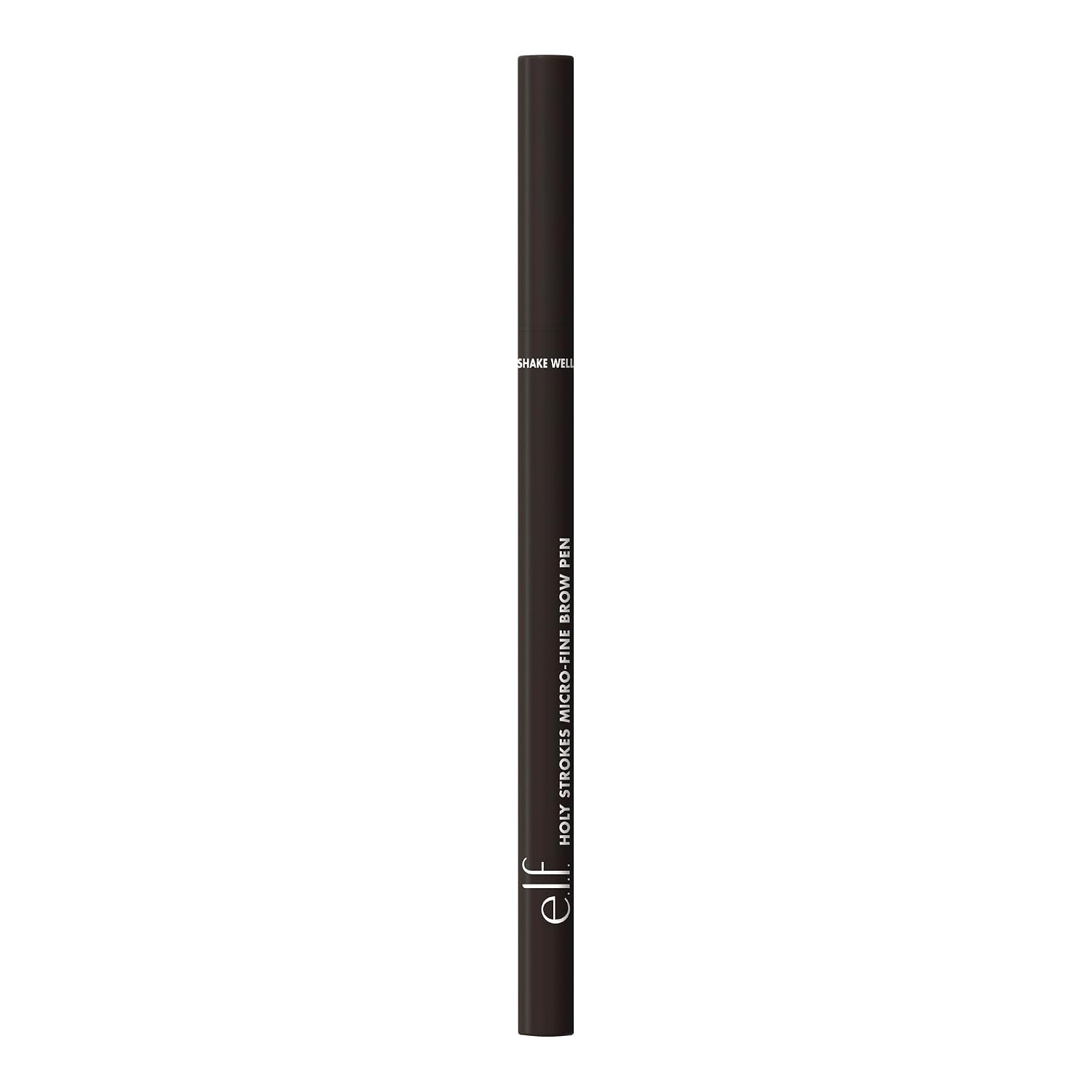 e.l.f. Holy Strokes Micro-Fine Brow Pen. Liquid Waterproof Eyebrow Makeup For Detailing & Adding Dimension. Vegan & Cruelty-Free. Espresso