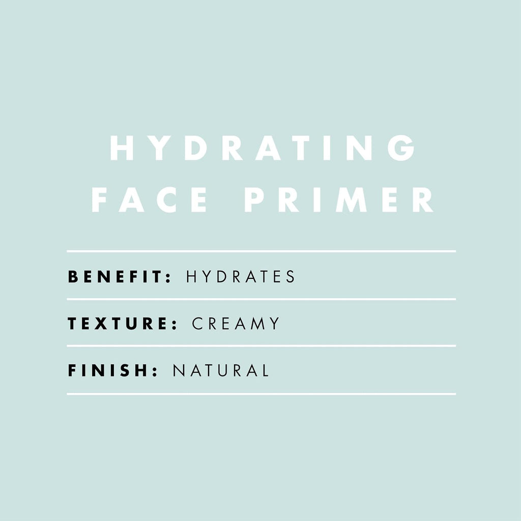 e.l.f. Hydrating Face Primer. Moisturizing Makeup Base. Smooths Pores & Fine Lines. Long-Lasting Wear. Preps Skin for Foundation Application. Large