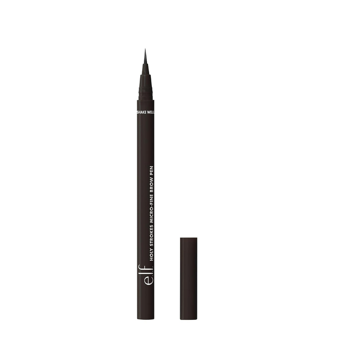 e.l.f. Holy Strokes Micro-Fine Brow Pen. Liquid Waterproof Eyebrow Makeup For Detailing & Adding Dimension. Vegan & Cruelty-Free. Soft Brown