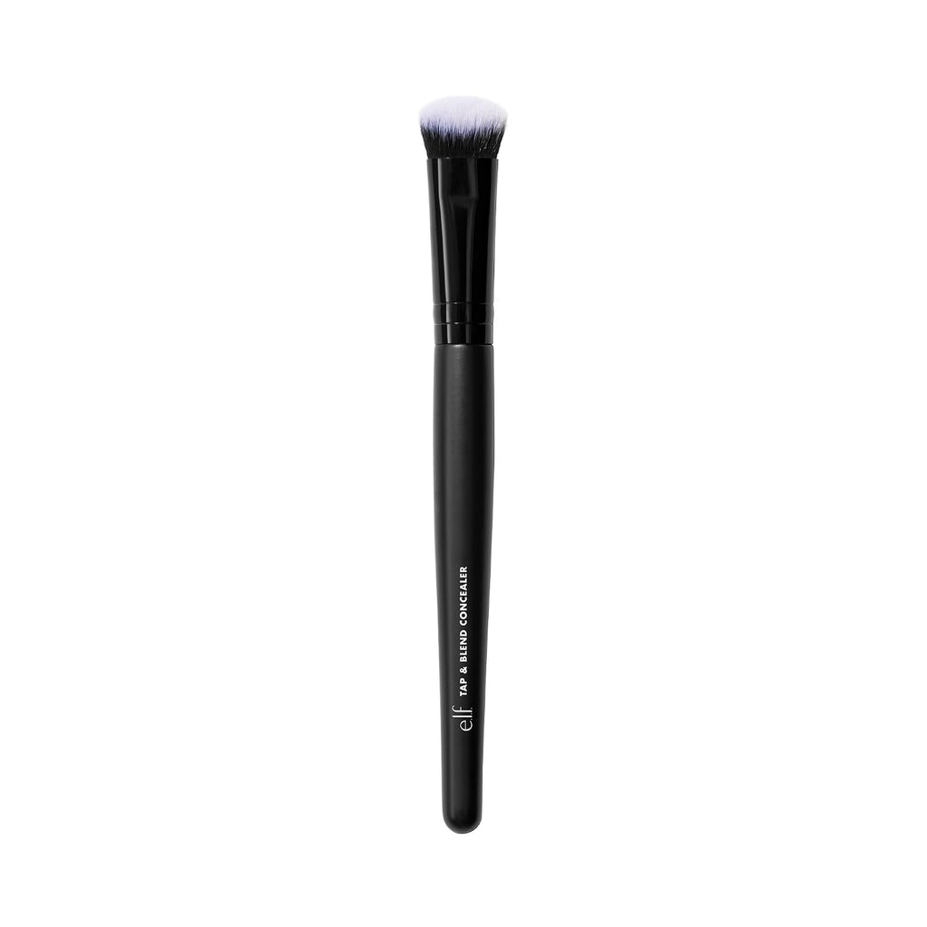 e.l.f. Tap & Blend Concealer Brush. Covers Blemishes & Dark Spots For An Airbrushed Finish With A Precision Tip. Synthetic. Vegan. & Cruelty-Free