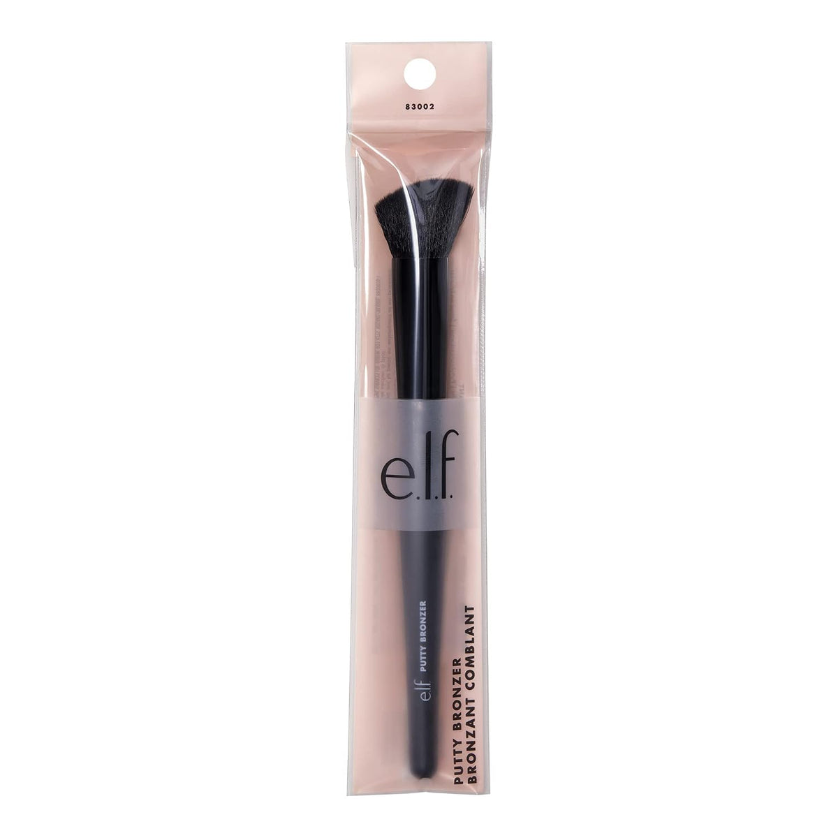 e.l.f. Putty Bronzer Brush. Angled Makeup Brush For Contour & Highlight. Made For The e.l.f. Putty Bronzer. Flawless Sanitary Application