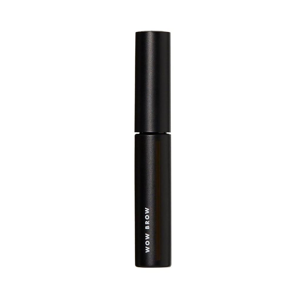 e.l.f. Wow Brow Gel. Volumizing. Buildable. Wax-Gel Hybrid. Creates Full. Voluminous-Looking Brows. Locks Brow Hairs In Place. Deep Brown