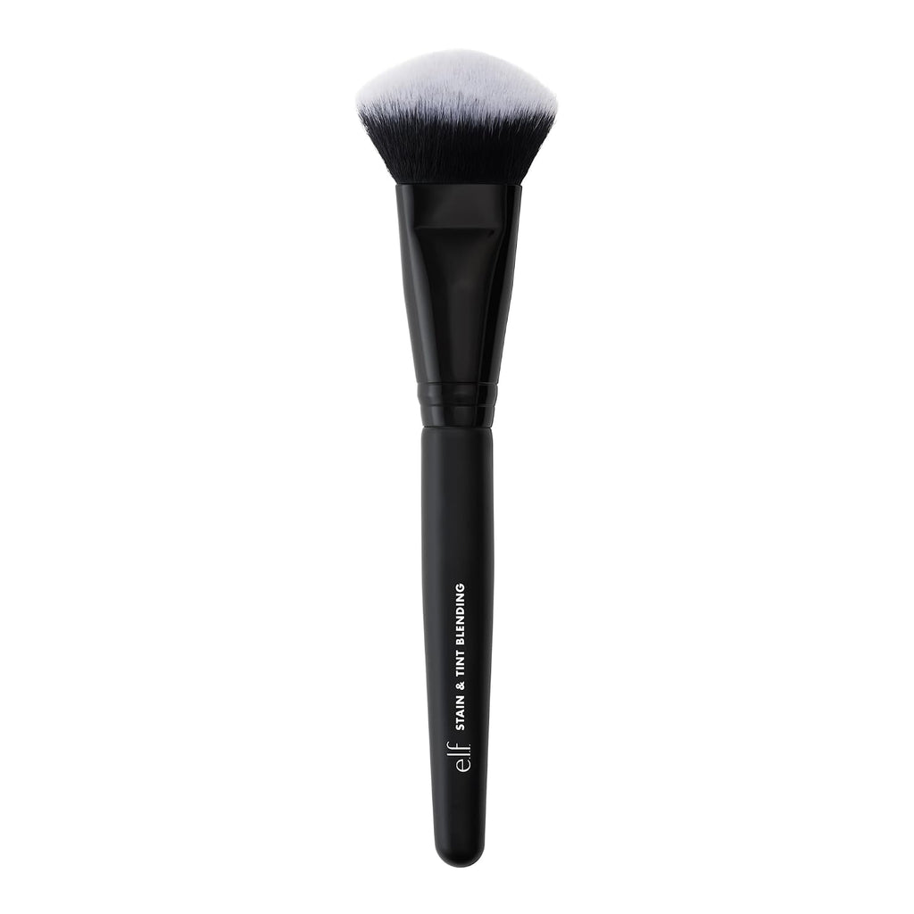e.l.f. Stain & Tint Blending Brush. Liquid Blush Brush For Blending & Creating An Even Finish. Made With Synthetic Bristles. Vegan & Cruelty-Free