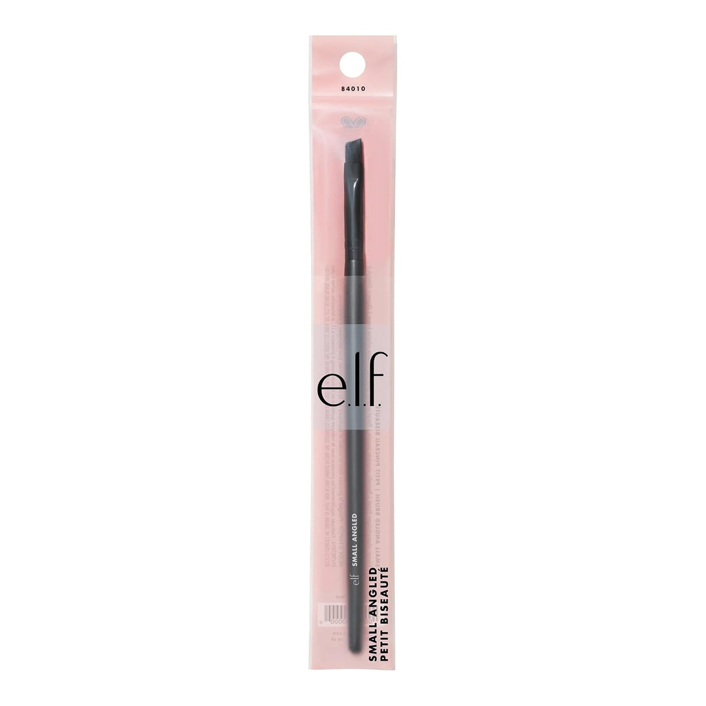 e.l.f. Small Angled Brush. Creates Even. Thin & Straight Lines. Great For Applying Lip Color. Eyebrow Color & Eyeliner. Vegan & Cruelty-Free