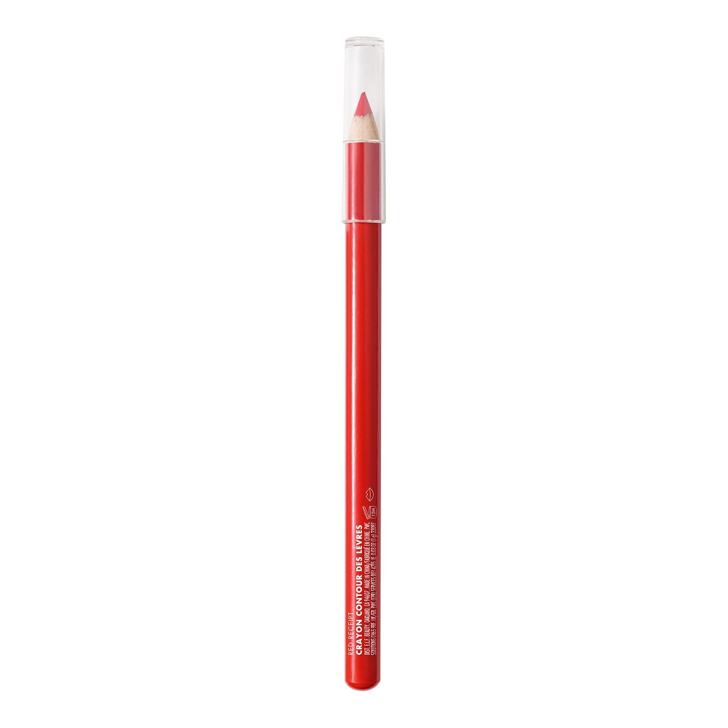 e.l.f. Cream Glide Lip Liner. Creamy High-Pigment. Red Receipt | Semi-Matte Finish. Creamy Application. Smooth Glide Lip Pencil. Defines & Shapes. Vegan & Cruelty-Free