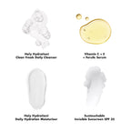 e.l.f. SKIN Wake the e.l.f. Up Skincare Kit | Travel-Size Hydrating Face Cleanser. Sunscreen. Moisturizer & Brightening Serum. Vegan & Cruelty-Free