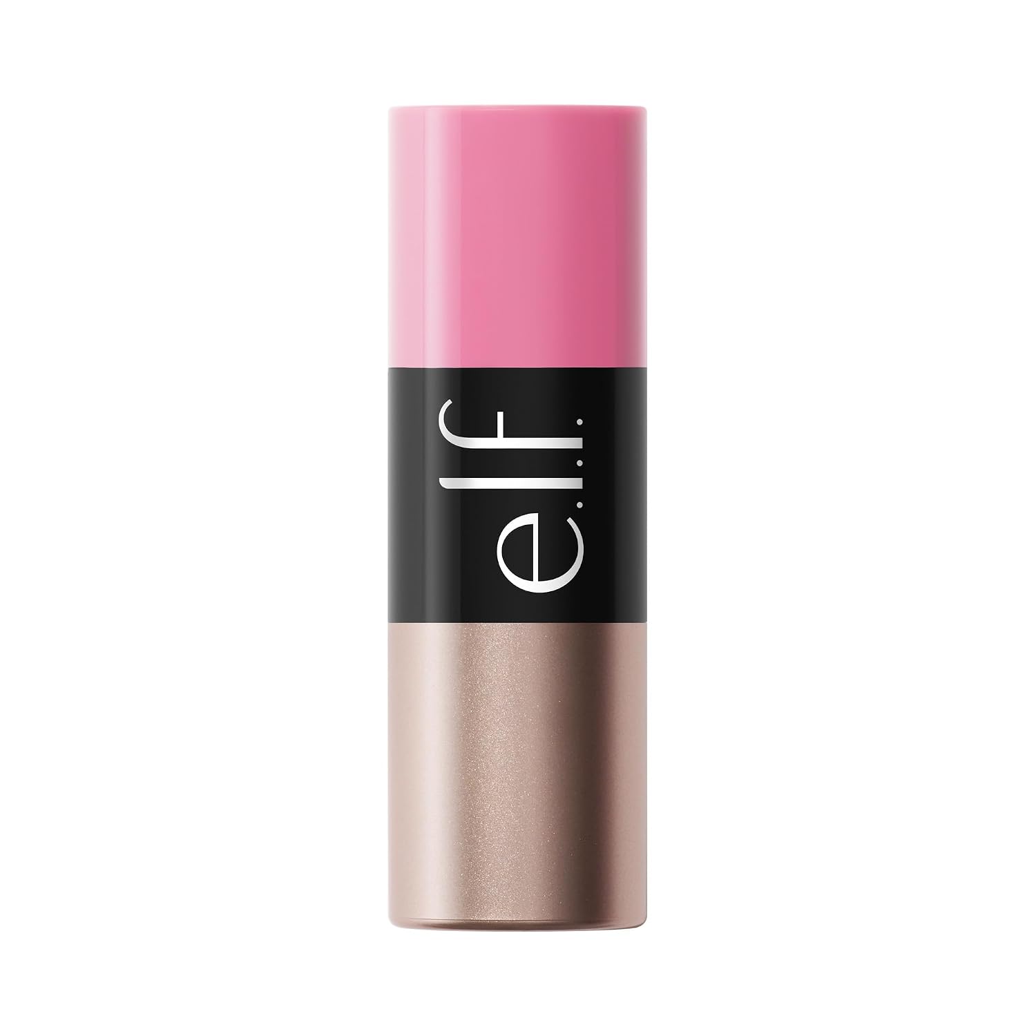 e.l.f. Soft Glam Cream Blush Stick. Buildable Natural Flush. Pink On It | Creamy Blendable Texture. Soft Satin Finish. Lightweight Buildable Color. Easy On-the-Go Application. Vegan & Cruelty-Free