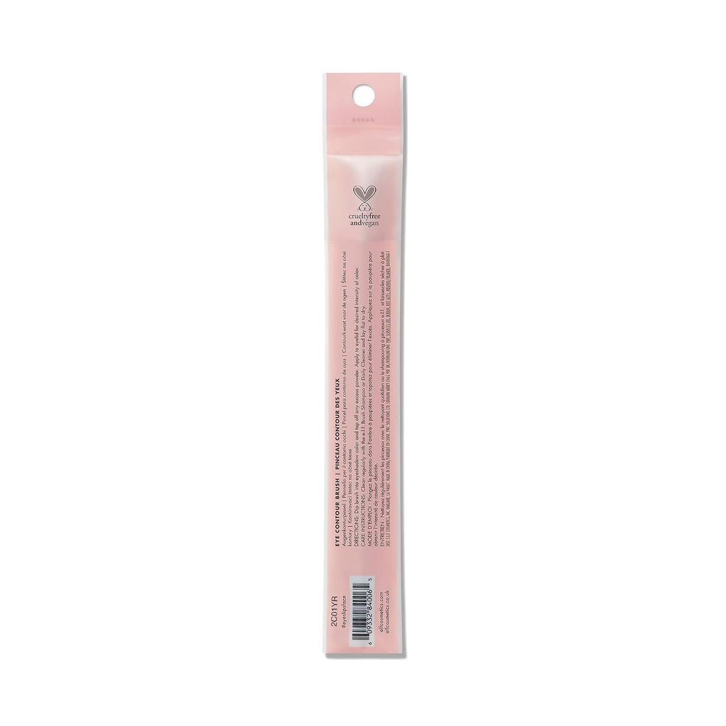 e.l.f. Eye Contour Brush. Absorbent Brush With Soft. Synthetic Bristles For Providing Extra Definition. Vegan & Cruelty-Free
