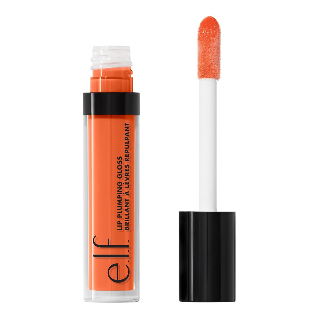 e.l.f. Lip Plumping Gloss. Chocolate Glaze | High-Shine Sheer Color. Hydrates & Creates Fuller Lips With Vitamin E. Vegan & Cruelty-Free. Chocolate Glaze. 0.09 Fl Oz