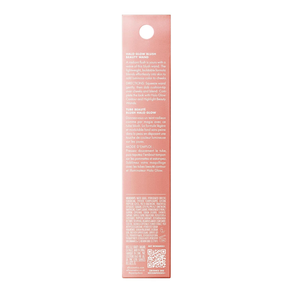e.l.f. Halo Glow Blush Beauty Wand. You Go Cocoa | Liquid Blush Wand For Radiant. Flushed Cheeks. Infused With Squalane. Vegan & Cruelty-free