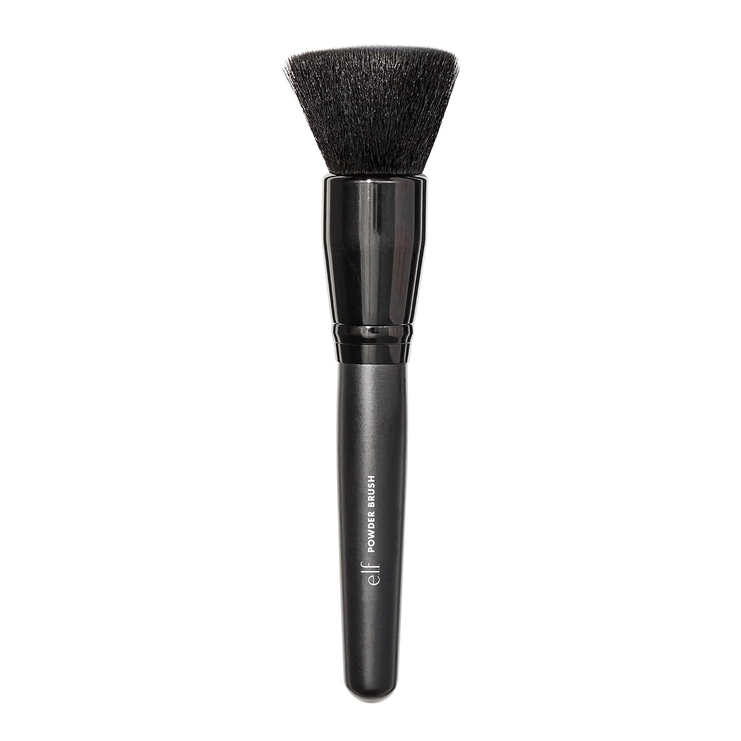 e.l.f. Powder Brush. Versatile Makeup Brush For Powder Or Blush. Creates A Sculpted Look. Made With Synthetic Bristles. Vegan & Cruelty-Free