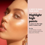 e.l.f. Halo Glow Liquid Filter. Hydrating Complexion Boost. 2 Fair/Light | Soft Focus. Luminous Natural Glow for Face & Body. Infused with Hyaluronic Acid & Squalene. Vegan & Cruelty-Free