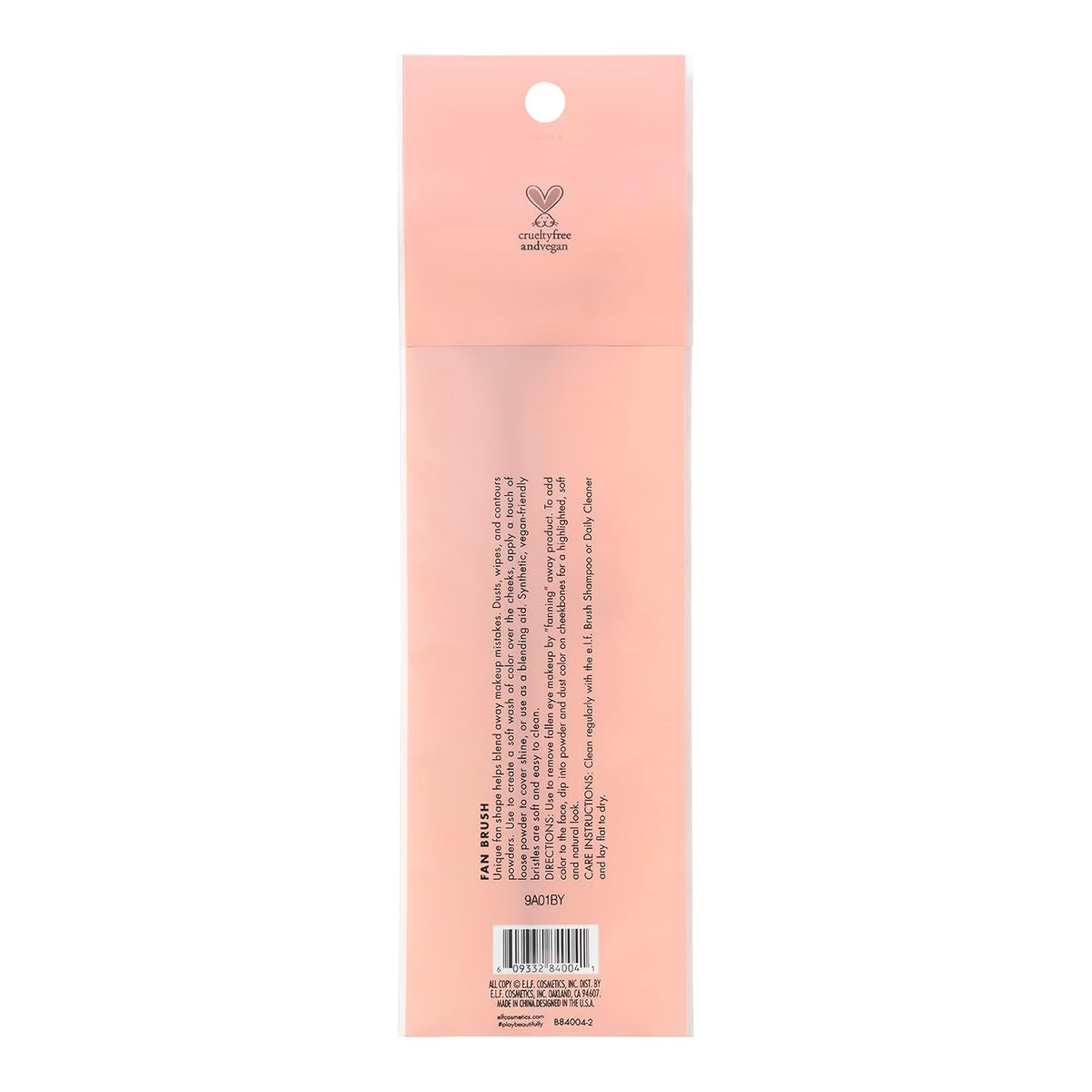 e.l.f. Fan Brush. Powder & Contour Makeup Brush. Unique Fan Shape Blends For A Flawless Finish. Soft & Absorbent. Vegan & Cruelty-Free