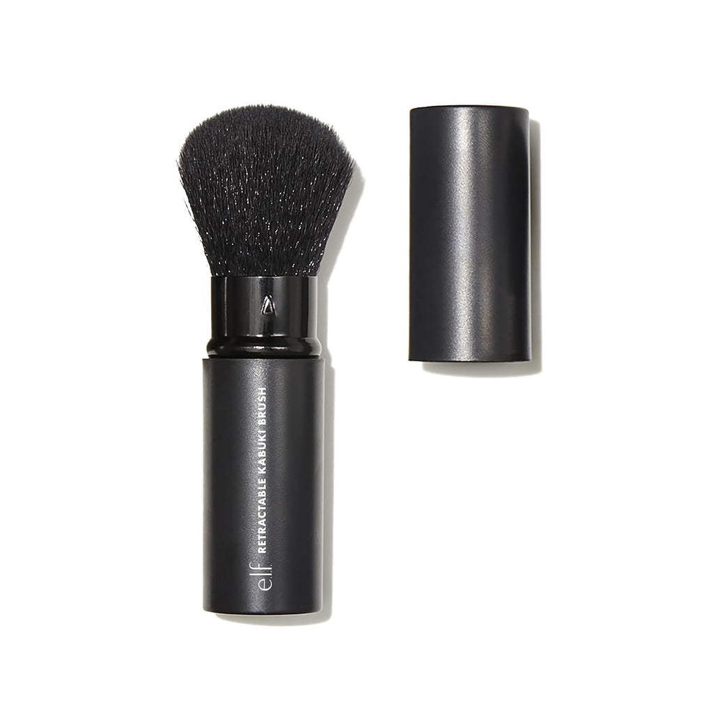 e.l.f. Retractable Kabuki Brush. Synthetic Haired Brush For Precise & Controlled Makeup Application. Vegan & Cruelty-Free