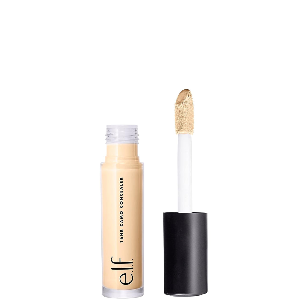 e.l.f. 16HR Camo Concealer. Full Coverage. Matte Finish Under-Eye & Blemish Corrector. Hydrating Formula. 16-Hour Crease-Resistant Wear. Fair Warm