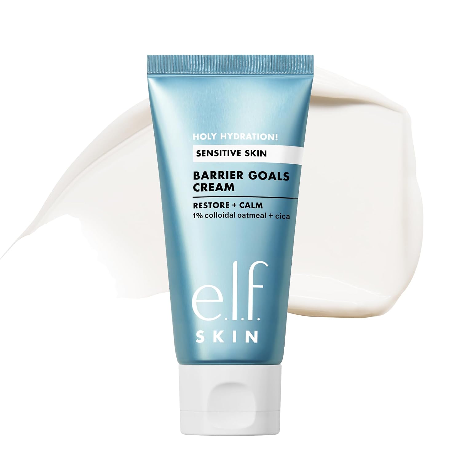 e.l.f. SKIN Holy Hydration! Barrier Goals Cream. Rich Face Moisturizer For Hydrating & Soothing. Helps Visibly Reduce Redness. Vegan & Cruelty-Free