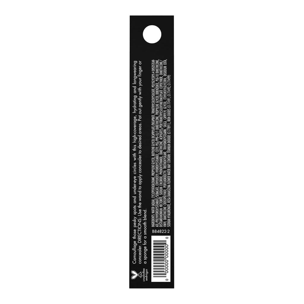 e.l.f. Hydrating Camo Concealer. Full Coverage. Deep Caramel | Satin Finish. Under-Eye & Blemish Coverage. Hydrating Formula. Long-Lasting Wear. Non-Creasing. Vegan & Cruelty-Free