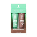 e.l.f. Squeeze Me More Lip Balm Duo. Mint/Chocolate | Moisturizing Balm For A Sheer Tint Of Color. Made With Hyaluronic Acid. Vegan & Cruelty-Free. Mint & Chocolate