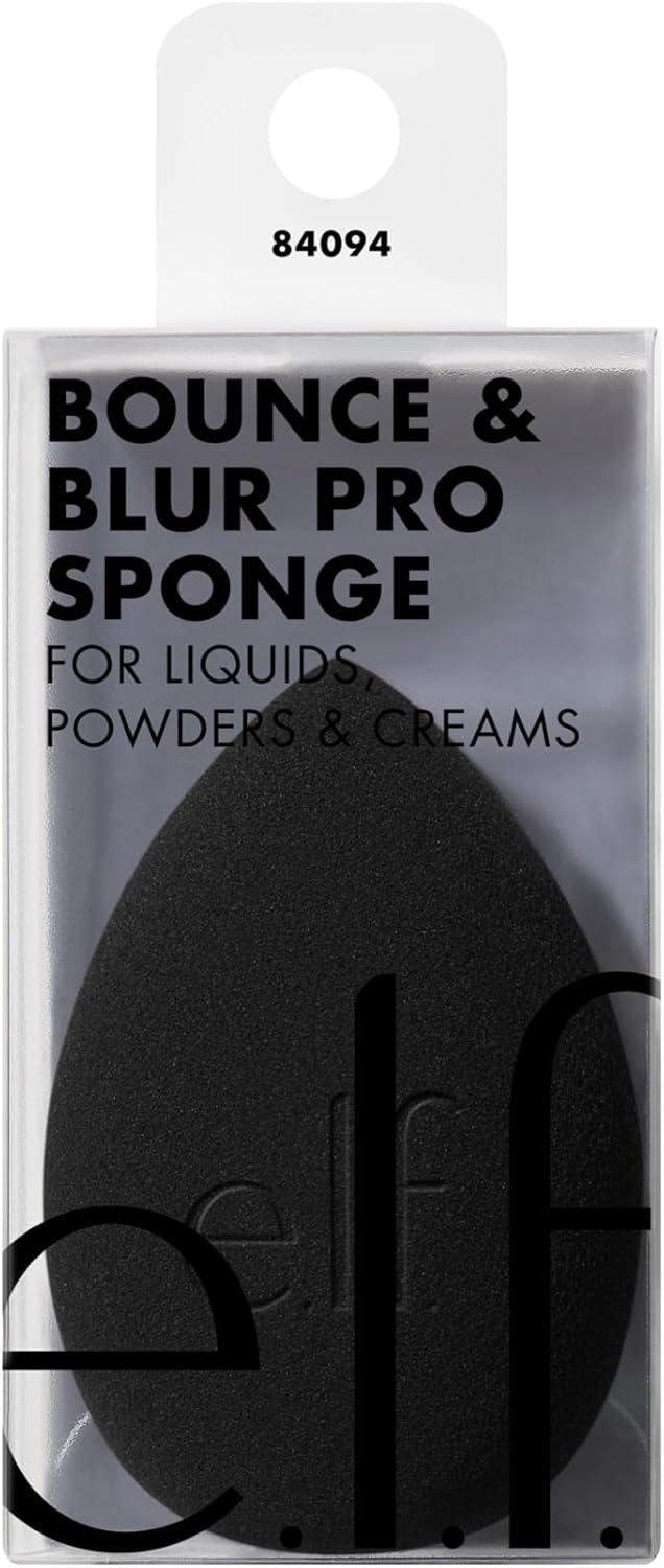 e.l.f. Bounce & Blur Pro Sponge | Multi-Use Makeup Blending Sponge for Cream. Liquid & Powder Formulas. Creates A Blurred Finish. Vegan & Cruelty-Free