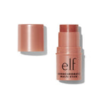 e.l.f. Monochromatic Multi Stick. Cream-to-Powder. Glowing Mango | Creamy & Blendable for Eyes. Lips & Cheeks. Adds Shimmer. Lightweight Buildable Finish. Travel-Friendly. Vegan & Cruelty-Free