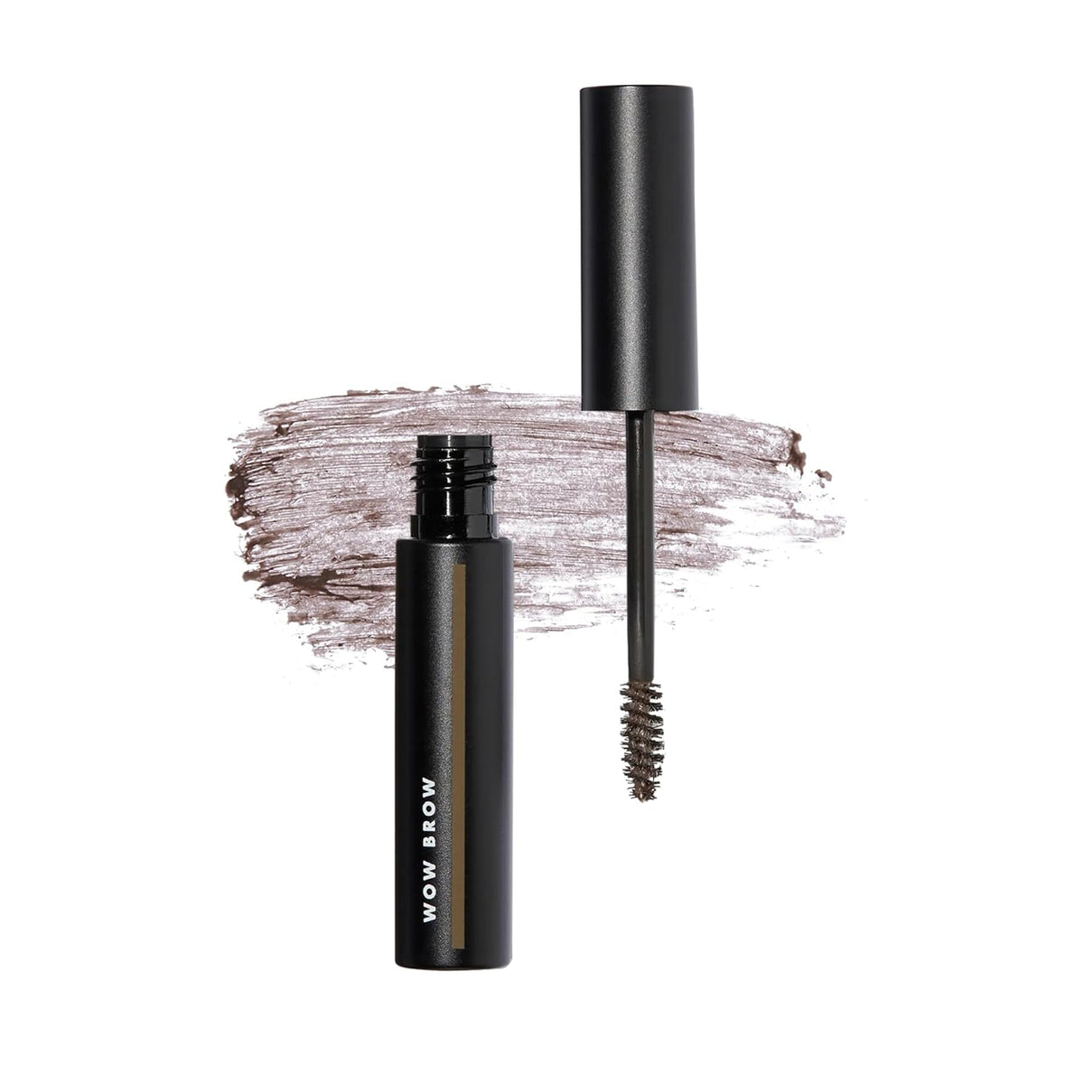 e.l.f. Wow Brow Gel. Volumizing. Buildable. Wax-Gel Hybrid. Creates Full. Voluminous-Looking Brows. Locks Brow Hairs In Place. Neutral Brown. Fiber-Infused 3.5g