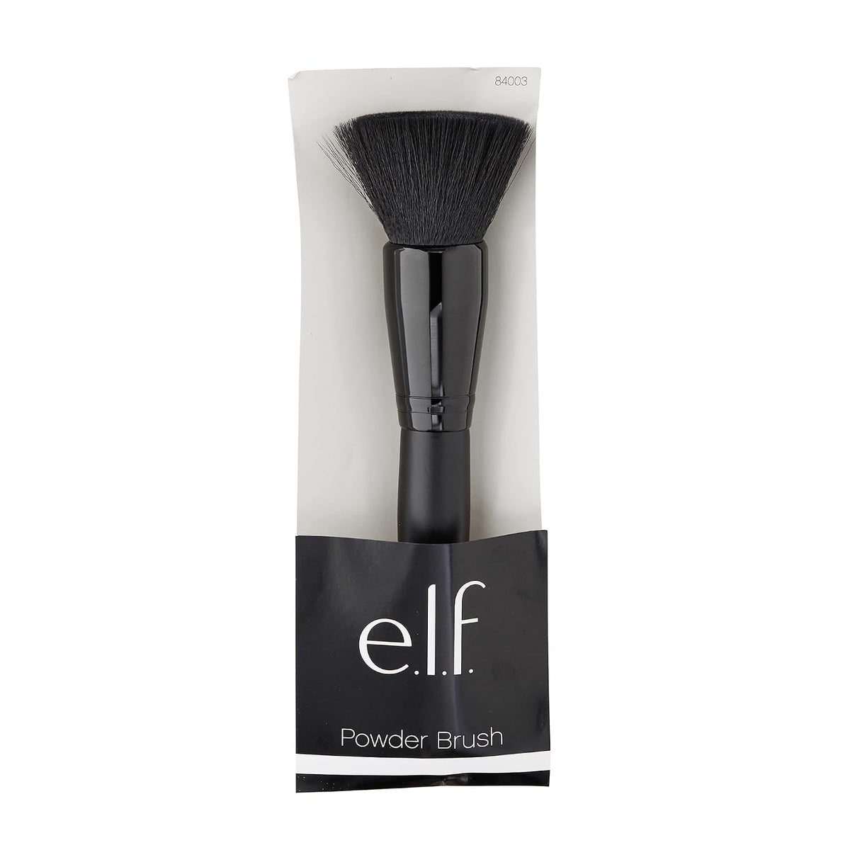 e.l.f. Powder Brush. Versatile Makeup Brush For Powder Or Blush. Creates A Sculpted Look. Made With Synthetic Bristles. Vegan & Cruelty-Free