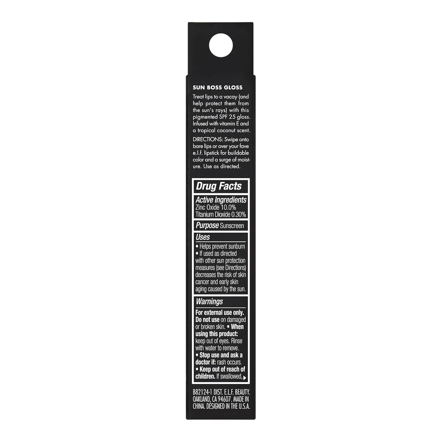 e.l.f. Sun Boss Gloss SPF 25. It's Your Mauve | Pigmented Lip Gloss For A High-Shine Finish. Moisturizing & Conditioning Formula. Vegan & Cruelty-Free