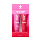e.l.f. Squeeze Me More Lip Balm Duo. Cherry/Bubblegum | Moisturizing Balm For A Sheer Tint Of Color. Made With Hyaluronic Acid. Vegan & Cruelty-Free. Cherry & Bubblegum