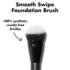 e.l.f. Smooth Swipe Foundation Brush | Face Makeup Brush For A Natural-Looking Finish. For Liquid & Cream Formulas. Vegan & Cruelty-Free