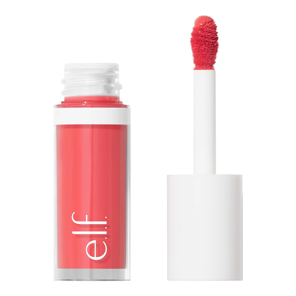 e.l.f. Camo Liquid Blush. Buildable & Blendable. Pinky Promise | Lightweight Liquid Formula. Long-Lasting Wear. High-Pigment Color. Smooth Application. Buildable. Vegan & Cruelty-Free