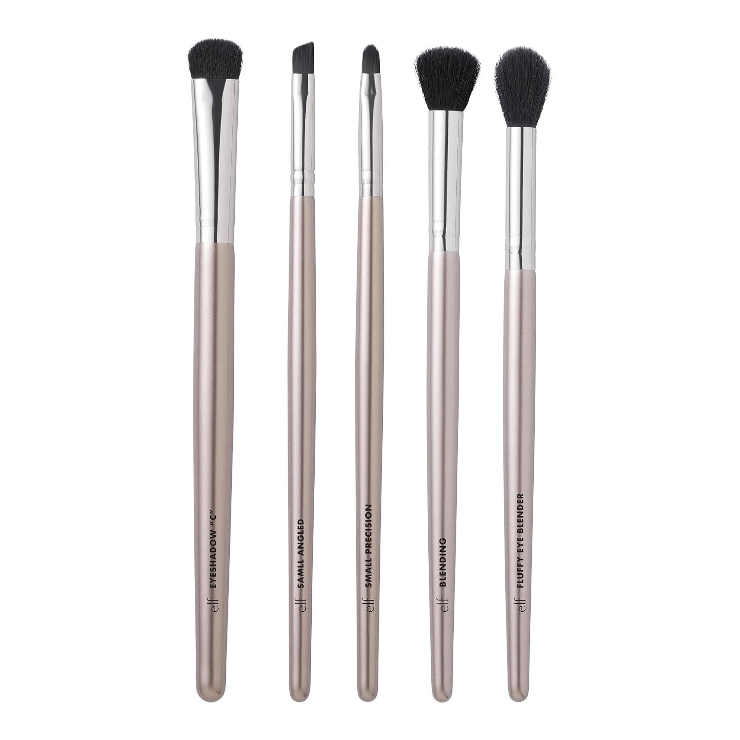 e.l.f. Smoky Eye Brush Kit. 5-Piece Makeup Brush Kit For Creating A Smoky Eye Look. Apply & Blend Eyeshadow. Vegan & Cruelty-Free