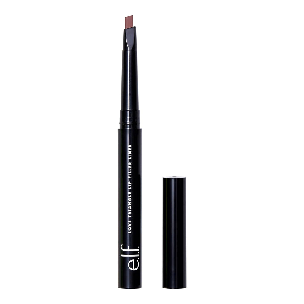e.l.f. Love Triangle Lip Filler Liner. 2-in-1 Lipliner Pencil For Sculpting & Filling. Long-Lasting Intense Color. Vegan & Cruelty-Free. Mauve