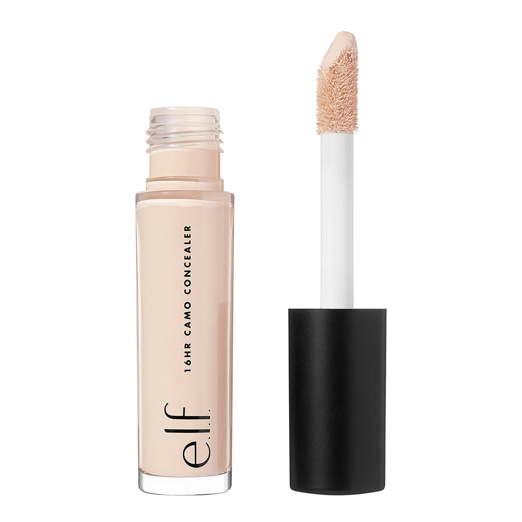 e.l.f. 16HR Camo Concealer. Light Ivory | Full Coverage. Matte Finish Under-Eye & Blemish Corrector. Hydrating Formula. 16-Hour Crease-Resistant Wear