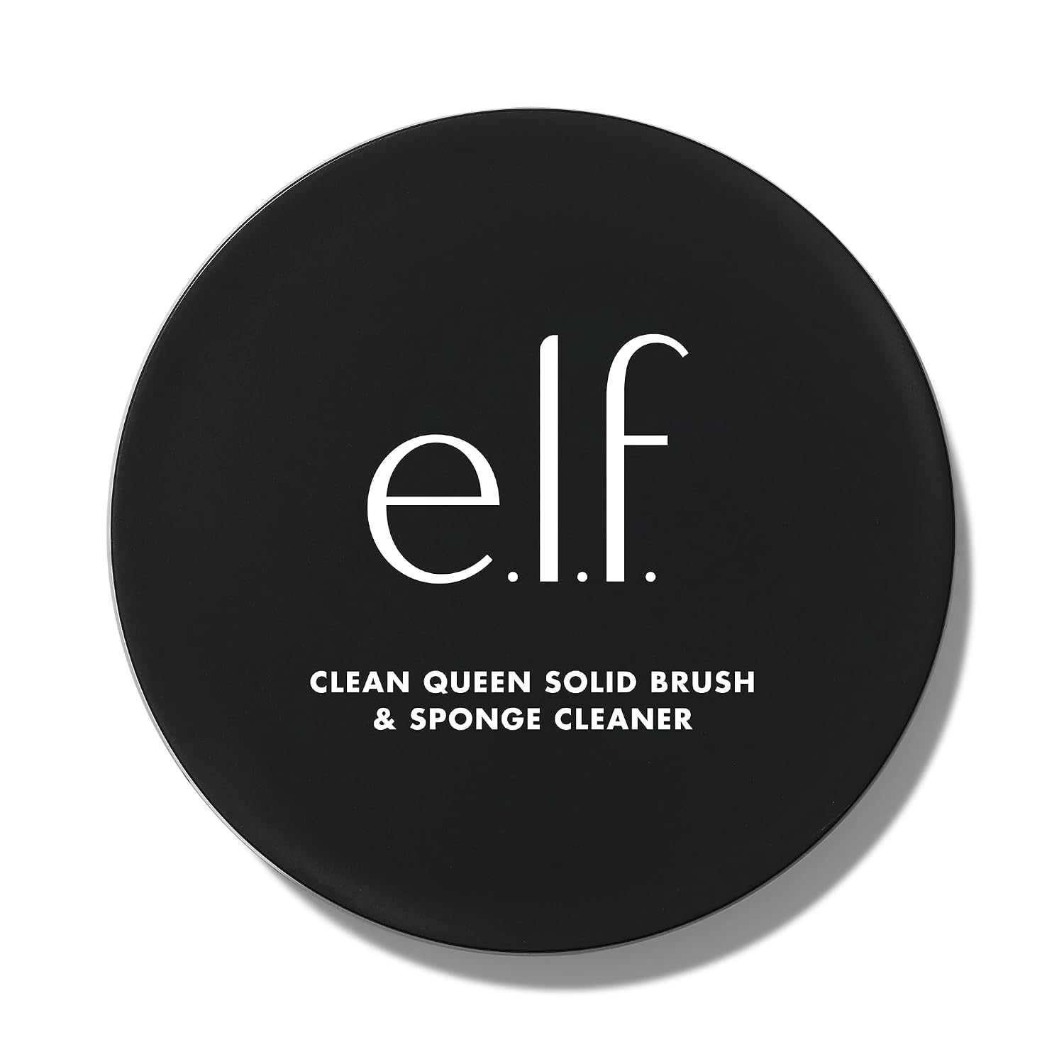 e.l.f. Clean Queen Solid Brush & Sponge Cleaner. Cleanses Face & Eye Makeup Brushes & Sponges. Nourishing. Non-Damaging Formula. Vegan & Cruelty-Free