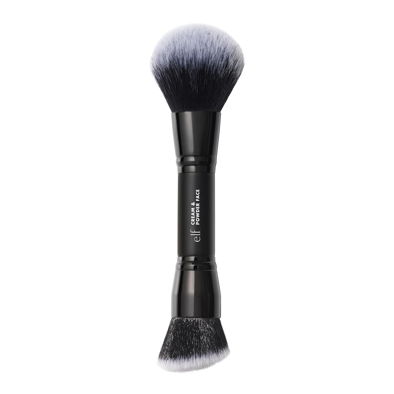 e.l.f. Dual-Ended Cream + Powder Brush | Two-in-One Makeup Brush For Creating A Gorgeous. Airbrushed-looking Complexion. Vegan & Cruelty-free