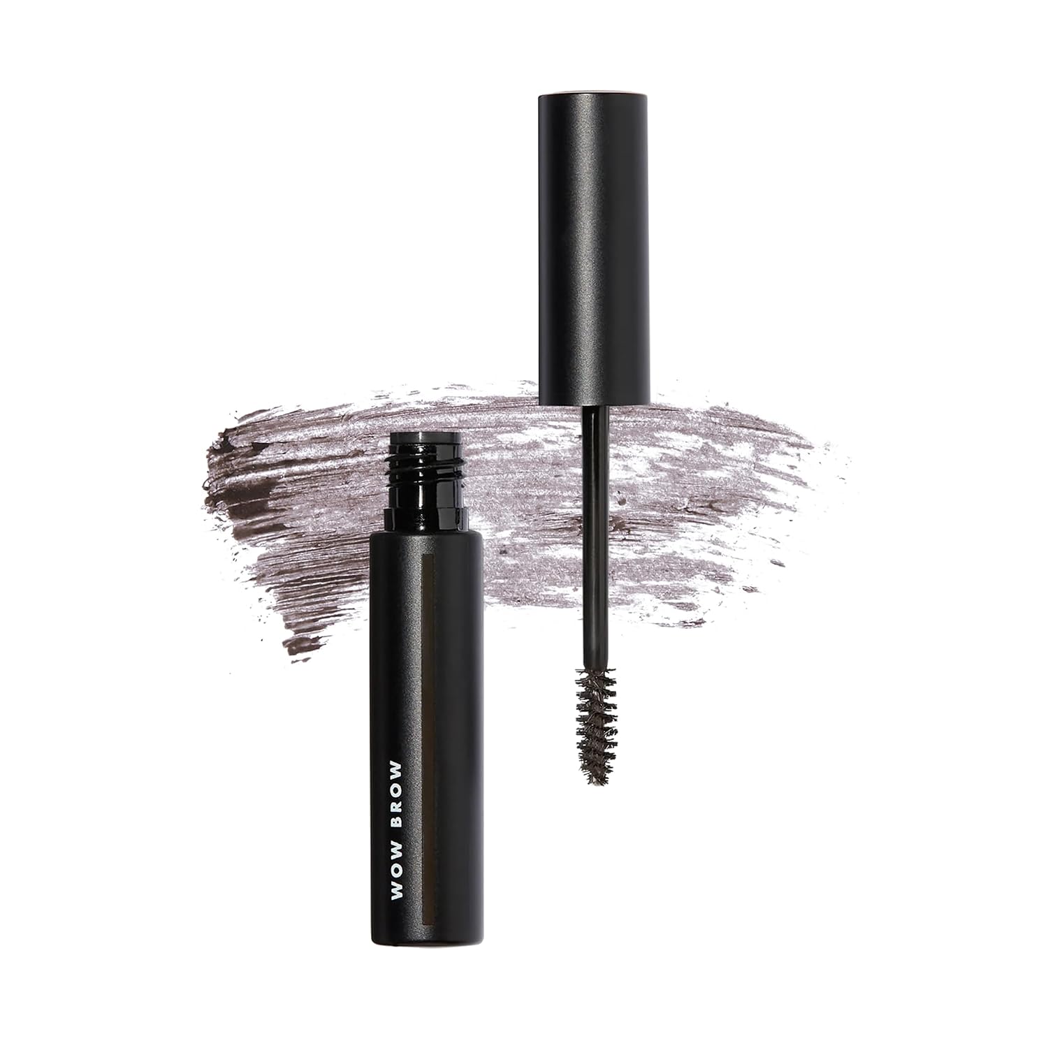 e.l.f. Wow Brow Gel. Volumizing. Buildable. Wax-Gel Hybrid. Creates Full. Voluminous-Looking Brows. Locks Brow Hairs In Place. Deep Brown