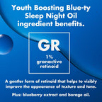 e.l.f. SKIN Youth Boosting Blue-ty Sleep Night Oil | Gentle Overnight Face Oil. Treats Fine Lines & Uneven Texture. Lightweight. Vegan & Cruelty-Free