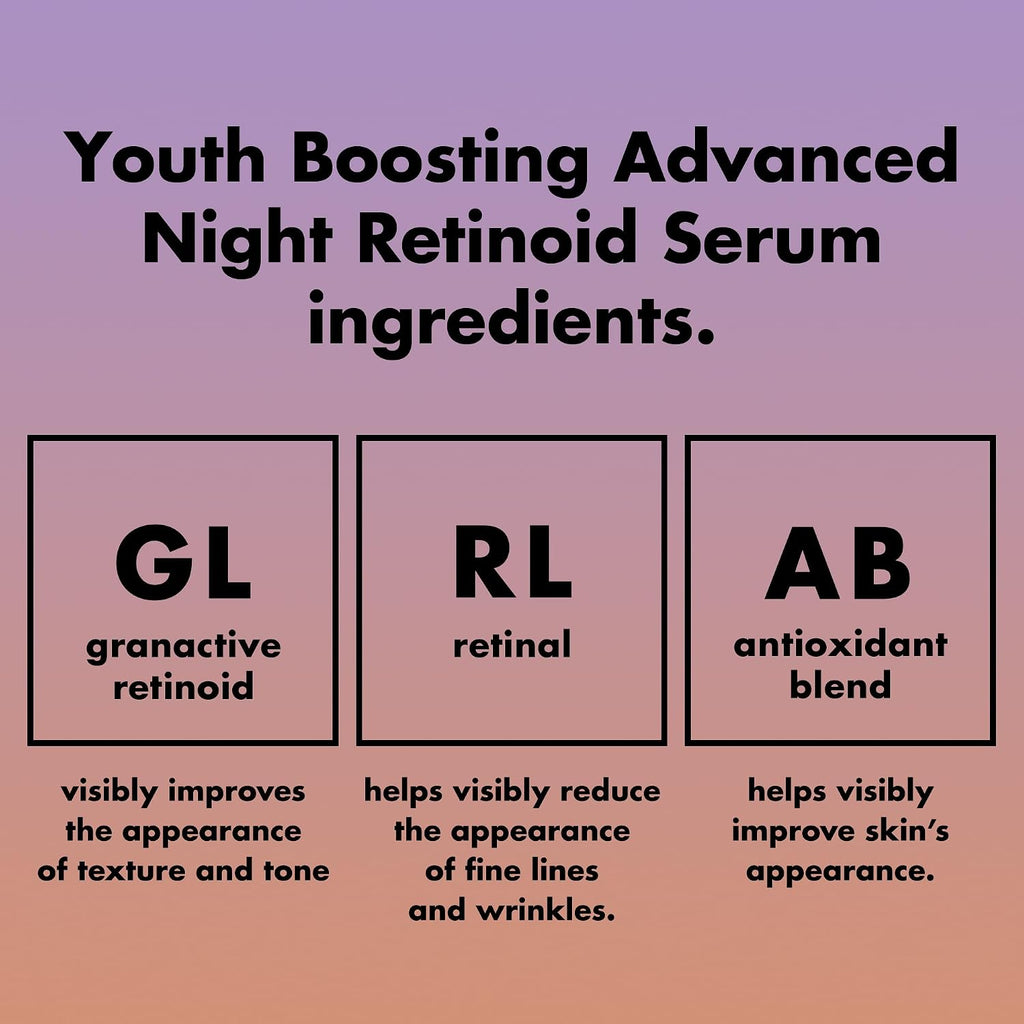 e.l.f. SKIN Youth Boosting Advanced Night Retinoid Serum | Anti-Aging Serum For Reducing Appearance of Fine Lines & Wrinkles. Vegan & Cruelty-Free